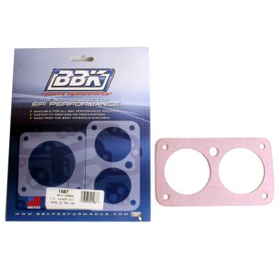 BBK Performance Parts - BBK Performance 1587 Twin 62mm Throttle Body Gasket for 96-02 Mustang Cobra