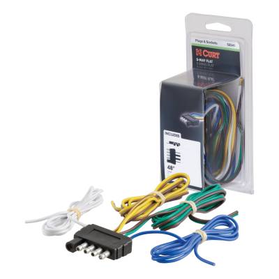 CURT - CURT 58541 5-Way Flat Bonded Wiring Connector