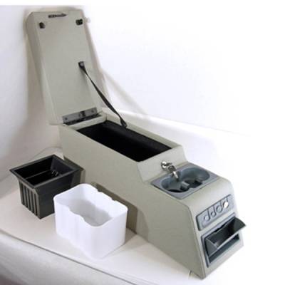 Rugged Ridge - Rugged Ridge 13102.09 Ultimate Locking Console Gray for Jeep CJ & Wrangler
