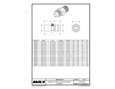 Earl's Performance - Earls Performance 981666ERL Aluminum Fuel Hose Adapter