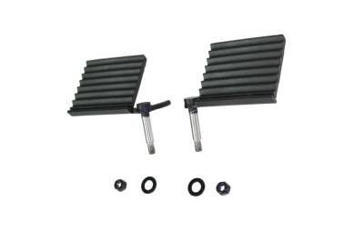 Fishbone Offroad - Fishbone Offroad FB21082 Door Hinge Foot-Rest Peg Black for 18+ Jeep Wrangler