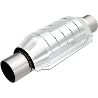 MagnaFlow Exhaust Products - MagnaFlow 53006 Standard Grade Universal Catalytic Converter 9"L x 4.375"W Round