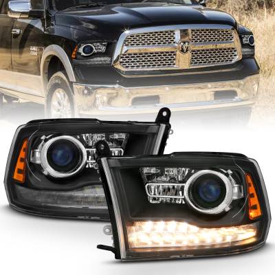 Anzo USA - Anzo USA 111489 Projector Headlight Set w/Halo