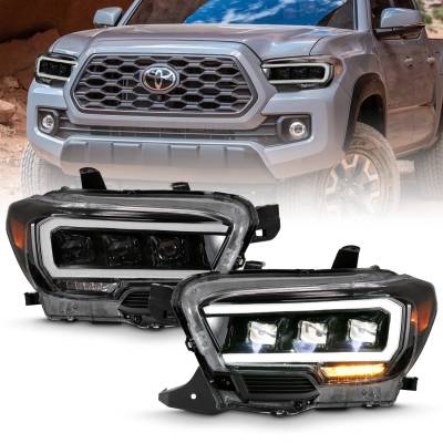 Anzo USA - Anzo USA 111496 LED Projector Headlight for 16-23 Toyota Tacoma