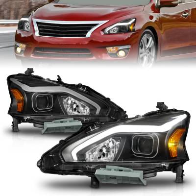 Anzo USA - Anzo USA 121569 Projector Headlight Set for 13-15 Altima