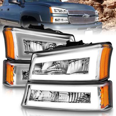 Anzo USA - Anzo USA 111502 Crystal Headlight Set