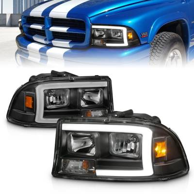 Anzo USA - Anzo USA 111591 Crystal Headlight Set for 97-04 Dakota/Durango