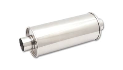 Vibrant Performance - Vibrant 1117 STREETPOWER Round Muffler 2.25" Inlet/Outlet Center-Center