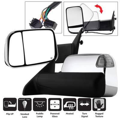 Spyder Auto - Spyder Auto 9935787 XTune Door Mirror Set