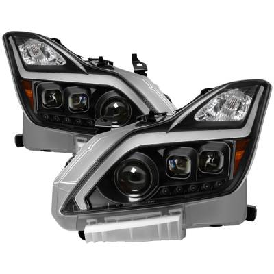 Spyder Auto - Spyder Auto 9039331 XTune DRL Light Bar Projector Headlights for 08-13 G37