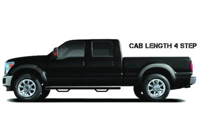 N-Fab - N-Fab G1566QC Cab Length Nerf Step Bar for 15-22 Canyon/Colorado
