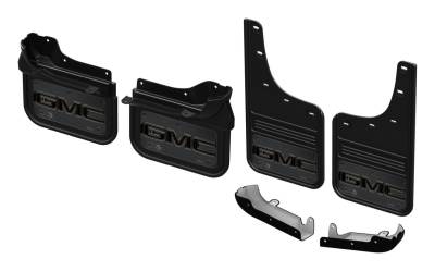 Gatorback - Gatorback 12" Black Front/Rear Mud Flap Set Sierra HD GCR200K-GMG2