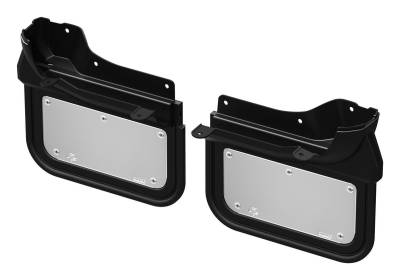 Gatorback - Gatorback 12" Front Mud Flaps Set Black Sierra HD GCR200F-SS