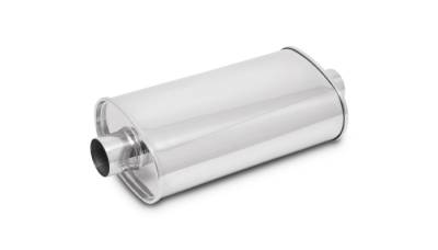 Vibrant Performance - Vibrant 1100 STREETPOWER Oval Muffler 2" Inlet/Outlet Center-Center