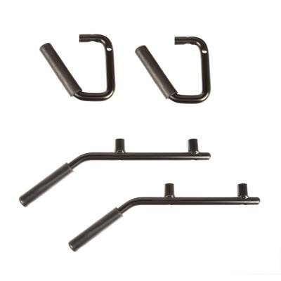 Rugged Ridge - Rugged Ridge 13505.40 Metal Grab Handles Steel F/R Set 07-18 Wrangler JK