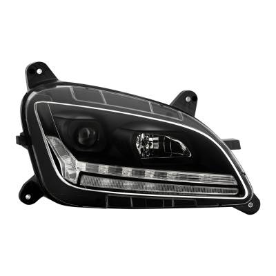 Spyder Auto - Spyder 5088598 Black Projector Headlights Sequential Turn Signal for 13-19 579