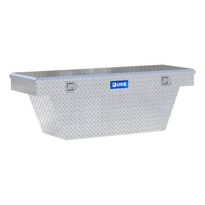 UWS - UWS TBSD-60A Bright Aluminum 60" Deep Angled Crossover Truck Tool Box LTL Only