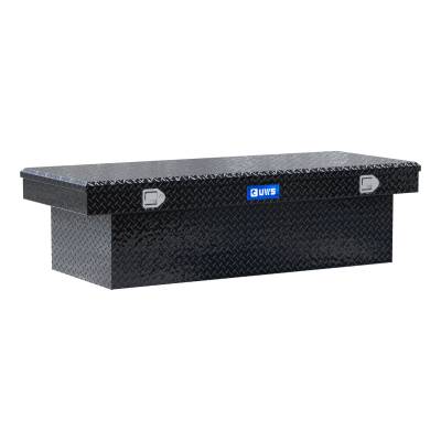 UWS - UWS TBSD-69-LBTA-B Gloss Black Aluminum 69" Deep Extra-Wide Crossover Tool Box