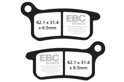EBC Motorcycle Brakes - EBC Motorcycle Brakes FA357R R Series Heavy Duty Sintered Pads
