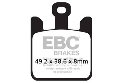 EBC Motorcycle Brakes - EBC Motorcycle Brakes FA369/4HH Double-H Sintered Pads