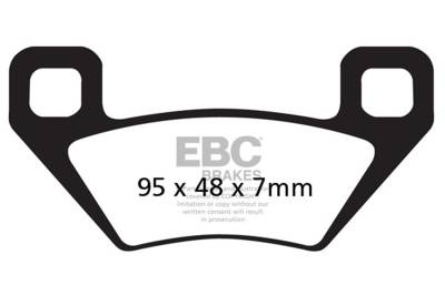EBC Motorcycle Brakes - EBC Motorcycle Brakes FA395SV Severe Duty Sintered Pads