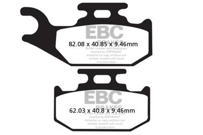 EBC Motorcycle Brakes - EBC Motorcycle Brakes SXR317HH SXR Series Sintered Race Pads