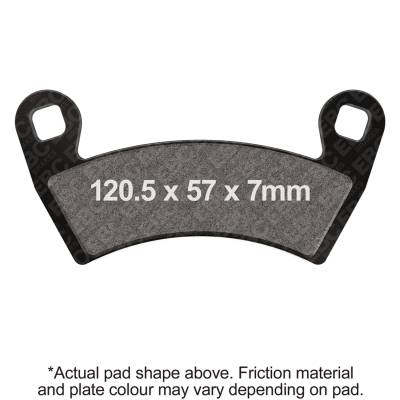 EBC Motorcycle Brakes - EBC Motorcycle Brakes SXR452HH SXR Series Sintered Race Pads