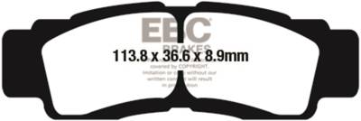 EBC Motorcycle Brakes - EBC Motorcycle Brakes SXR676HH SXR Series Sintered Race Pads