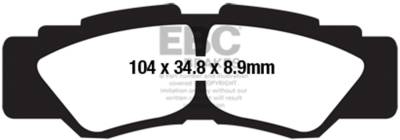 EBC Motorcycle Brakes - EBC Motorcycle Brakes SXR677HH SXR Series Sintered Race Pads