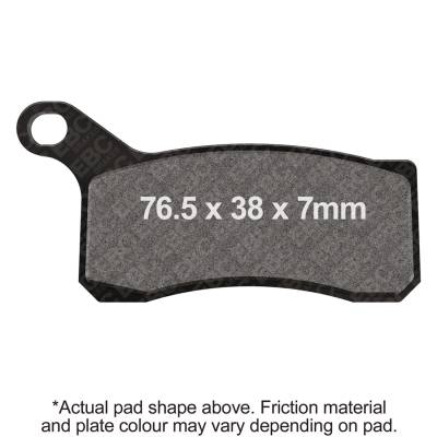 EBC Motorcycle Brakes - EBC Motorcycle Brakes FA462R R Series Heavy Duty Sintered Pads