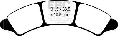 EBC Motorcycle Brakes - EBC Motorcycle Brakes SXR728HH SXR Series Sintered Race Pads