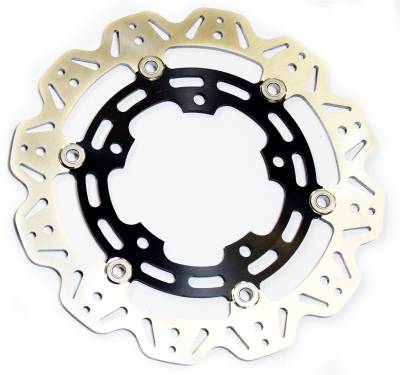 EBC Motorcycle Brakes - EBC Motorcycle Brakes VR3092BLK Vee-Series Sport Bike Rotor