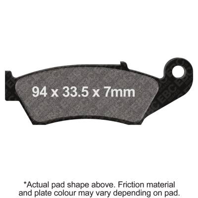 EBC Motorcycle Brakes - EBC Motorcycle Brakes MXS185 MXS Off Road Race Sintered Pads