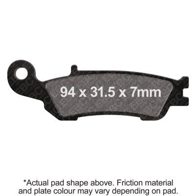 EBC Motorcycle Brakes - EBC Motorcycle Brakes MXS450 MXS Off Road Race Sintered Pads