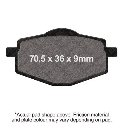 EBC Motorcycle Brakes - EBC Motorcycle Brakes FA101R R Series Heavy Duty Sintered Pads