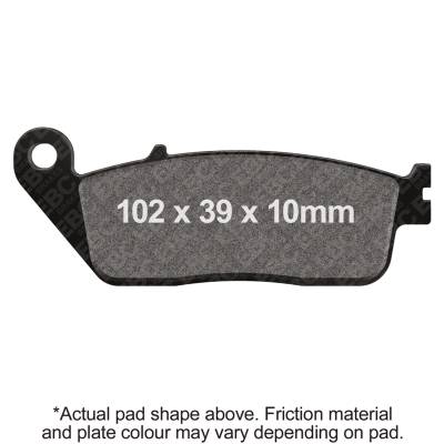EBC Motorcycle Brakes - EBC Motorcycle Brakes SFA196HH SFAHH Sintered Scooter Series Pads