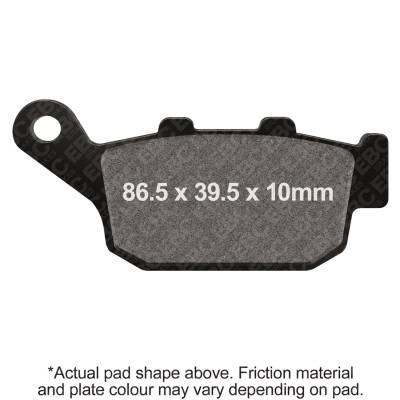 EBC Motorcycle Brakes - EBC Motorcycle Brakes FA140 Organic FA Series Pads