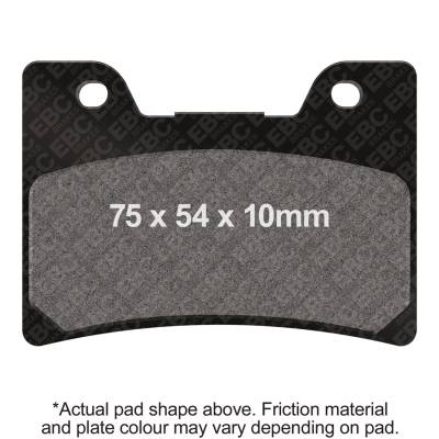 EBC Motorcycle Brakes - EBC Motorcycle Brakes FA160HH Double-H Sintered Pads