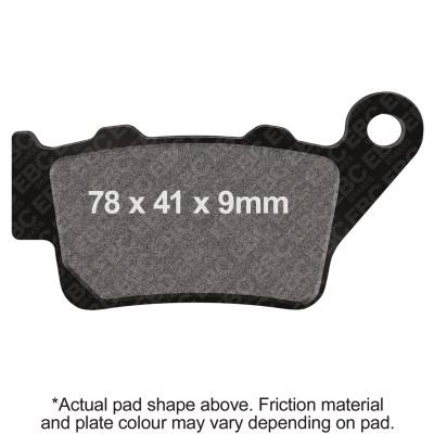 EBC Motorcycle Brakes - EBC Motorcycle Brakes FA208R R Series Heavy Duty Sintered Pads