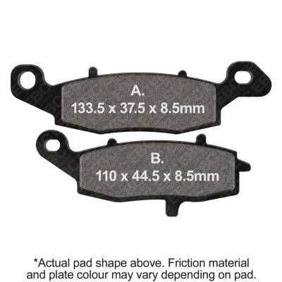 EBC Motorcycle Brakes - EBC Motorcycle Brakes FA229 Organic FA Series Pads
