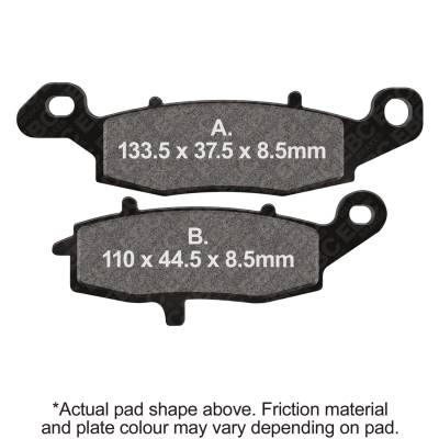 EBC Motorcycle Brakes - EBC Motorcycle Brakes FA231 Organic FA Series Pads