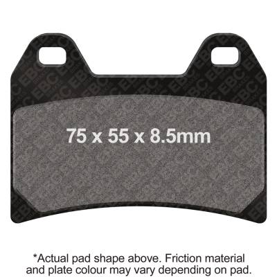 EBC Motorcycle Brakes - EBC Motorcycle Brakes FA244 Organic FA Series Pads