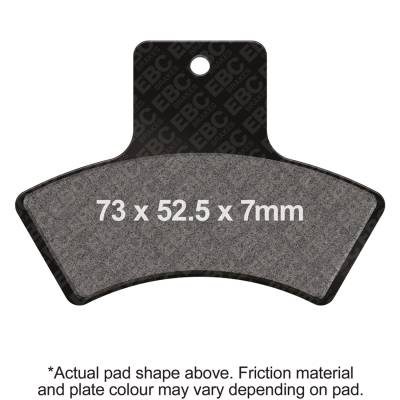 EBC Motorcycle Brakes - EBC Motorcycle Brakes FA270SV Severe Duty Sintered Pads