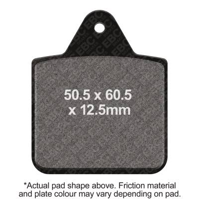 EBC Motorcycle Brakes - EBC Motorcycle Brakes FA273R R Series Heavy Duty Sintered Pads
