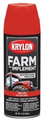Krylon - Krylon 1941 Farm/Implement Paints 12oz Red for Ford
