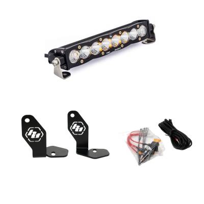Baja Designs - Baja Designs 448102 Polaris RZR Pro R S8 10" Hood Mount Kit