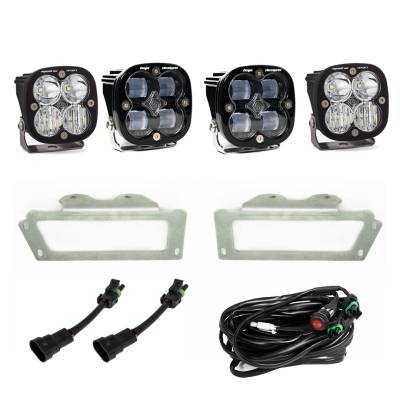 Baja Designs - Baja Designs 447619 Squadron SAE Fog Pocket Light Kit for 09-12 RAM 2500/3500