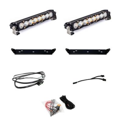 Baja Designs - Baja Designs 448065 S8 10" Dual Behind Grille Light Bar Kit