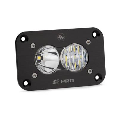 Baja Designs - Baja Designs 481003 S2 Pro Black Flush Mount LED Auxiliary Light Pod