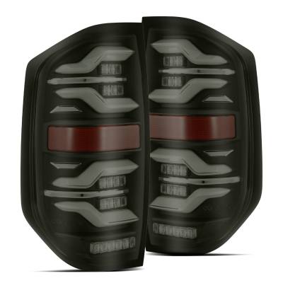 AlphaRex - AlphaRex 672040 Black LED Taillights for 14-21 Toyota Tundra